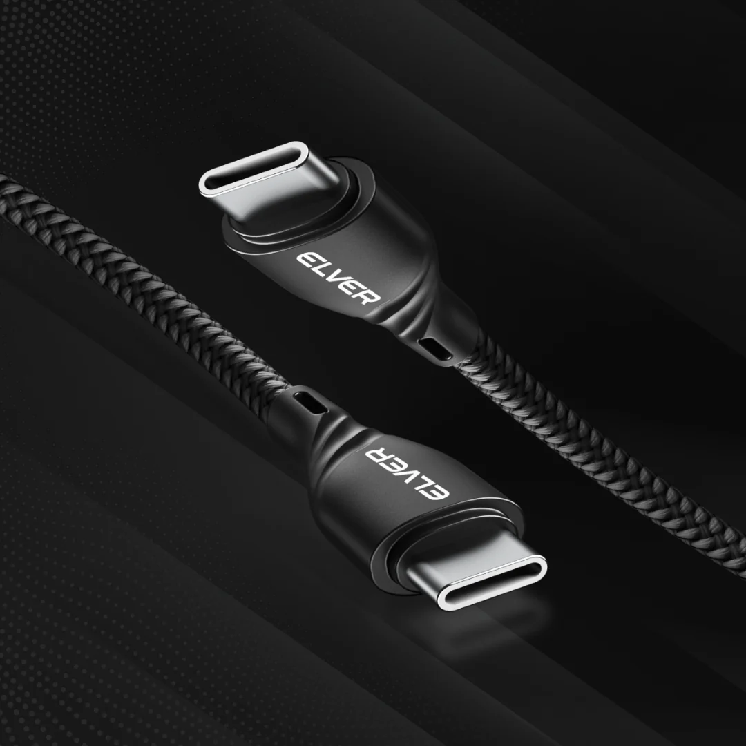 Elver Type-C to Type-C Cable - Upto 65W 1.2M Length - Image 5