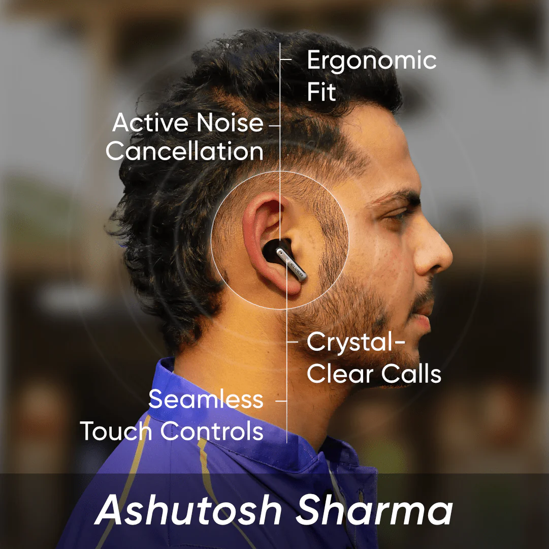 Elver Buds X Dual ANC+ENC True Wireless Earbuds - Image 4
