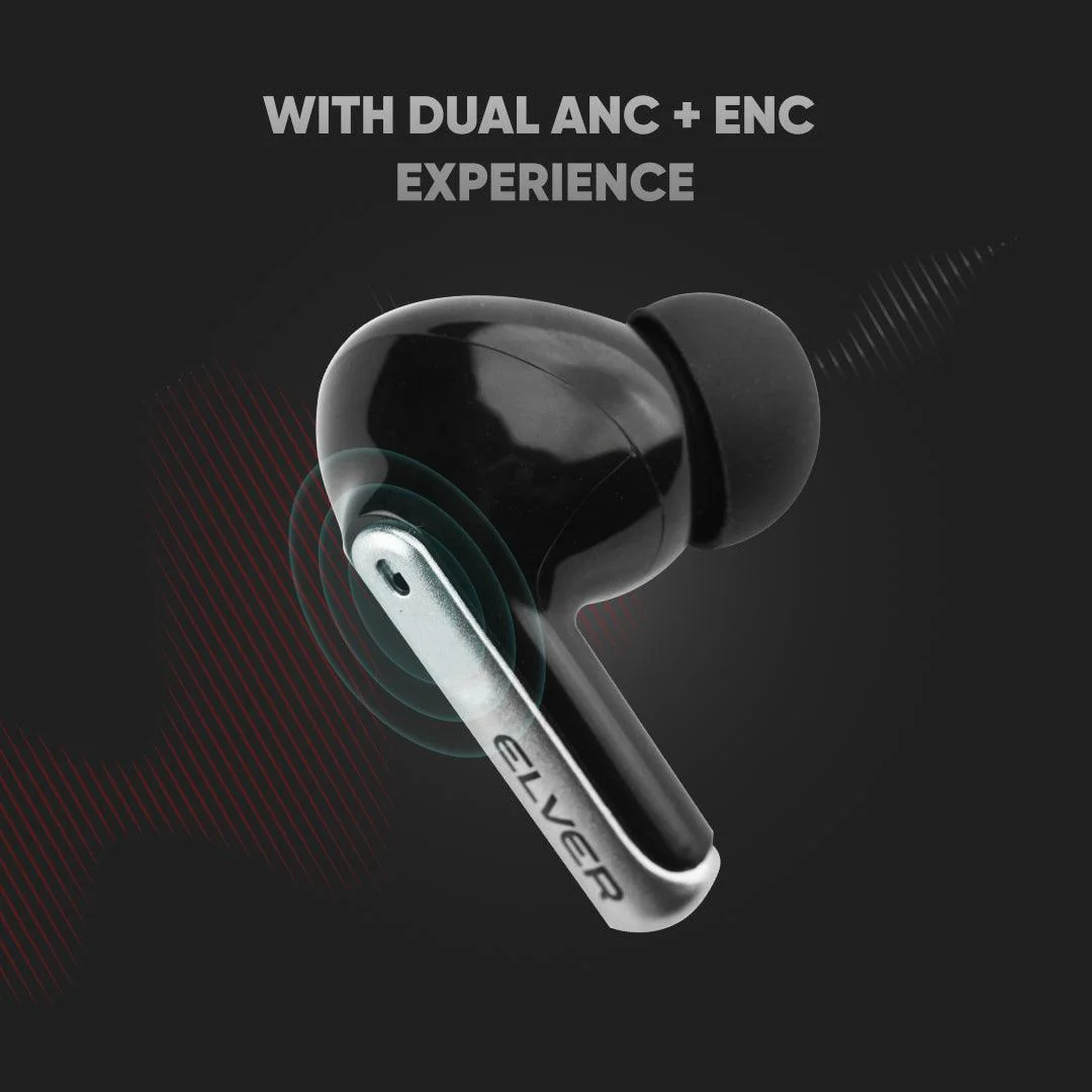 Elver Buds X Dual ANC+ENC True Wireless Earbuds - Image 5